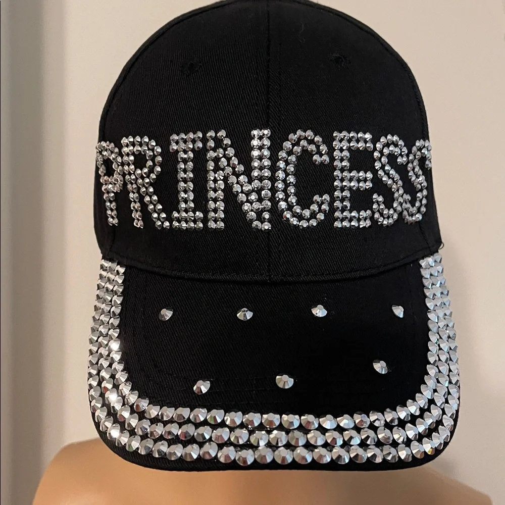 NWT Madd Hatter Sparkly Bling Princess Studded Baseball Cap